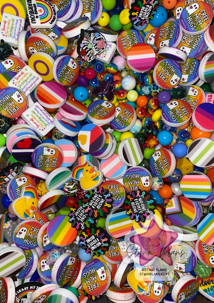 Bead Soup - Rainbow Pride|| 3mm+ Large Hole || Bead Mixes ||
