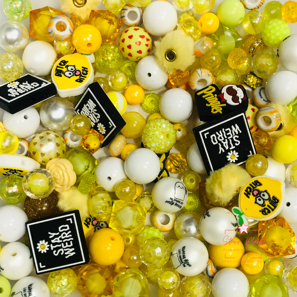 Bead Soup - Sunny Rays || 3mm+ Large Hole || Bead Mixes || Acrylic & More
