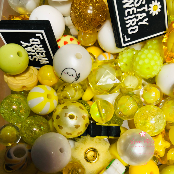Bead Soup - Sunny Rays || 3mm+ Large Hole || Bead Mixes || Acrylic & More