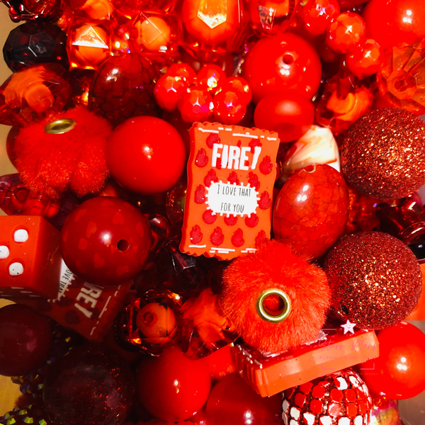 Bead Soup - Ruby Rhapsody || 3mm+ Large Hole || Bead Mixes || Acrylic & More