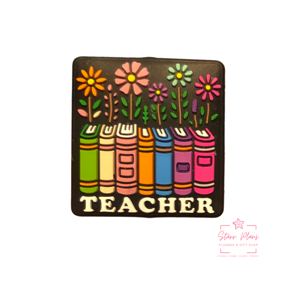 Silicone Focal Beads - Teacher Rainbow Books