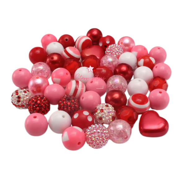 Valentine's Day 20mm Acrylic Bead Mix