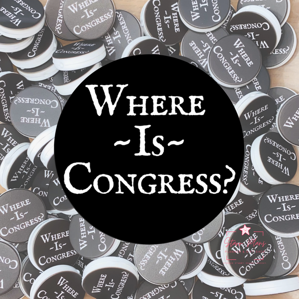 Where is Congress? Silicone Focal Bead || Starr Plans Exclusive