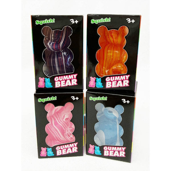 Marbled Gummy Bear Maltose Squishy Toy