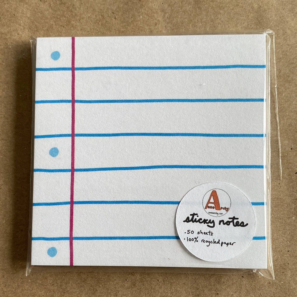 Notebook Paper Sticky Notes – Starr Plans
