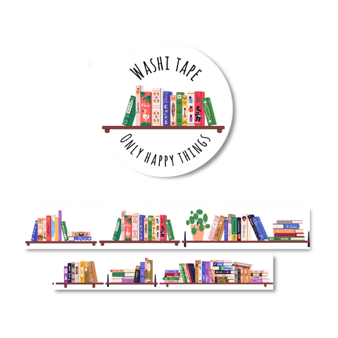 Bookshelves Washi Tape