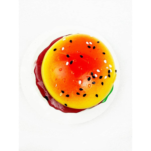 Hamburger Taba Pinch Squishy Toy
