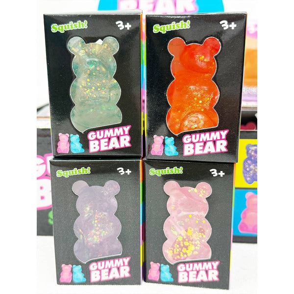 Glitter Gummy Bear Maltose Squishy