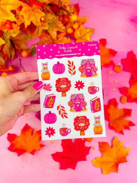 Whimsical Fall Planner Stickers PS0035