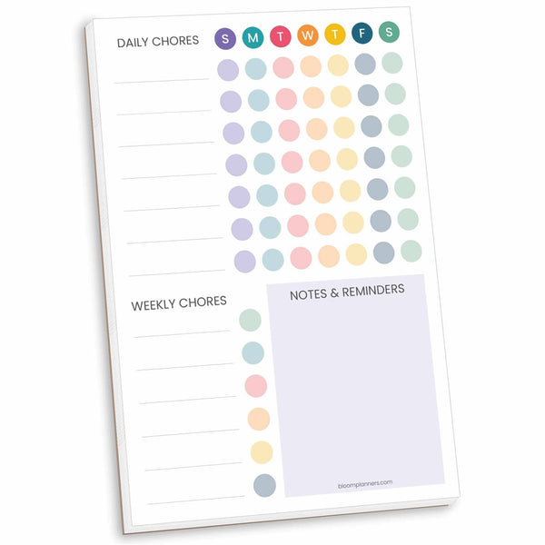 6x9 Chore Planning Pad with Magnets