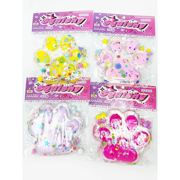 Big Transparent Cat Paw Taba Squishy Toy