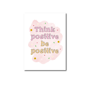 Postcard Think positive