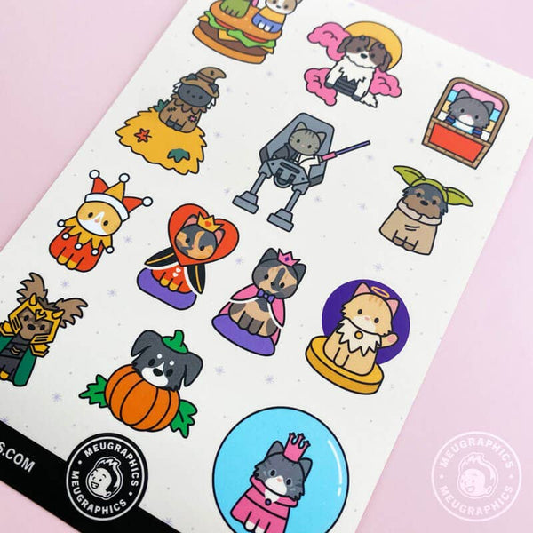 Halloween Series #002 Vinyl Sticker Sheet
