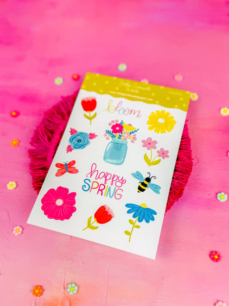 Spring Blooms Planner Stickers PS0015