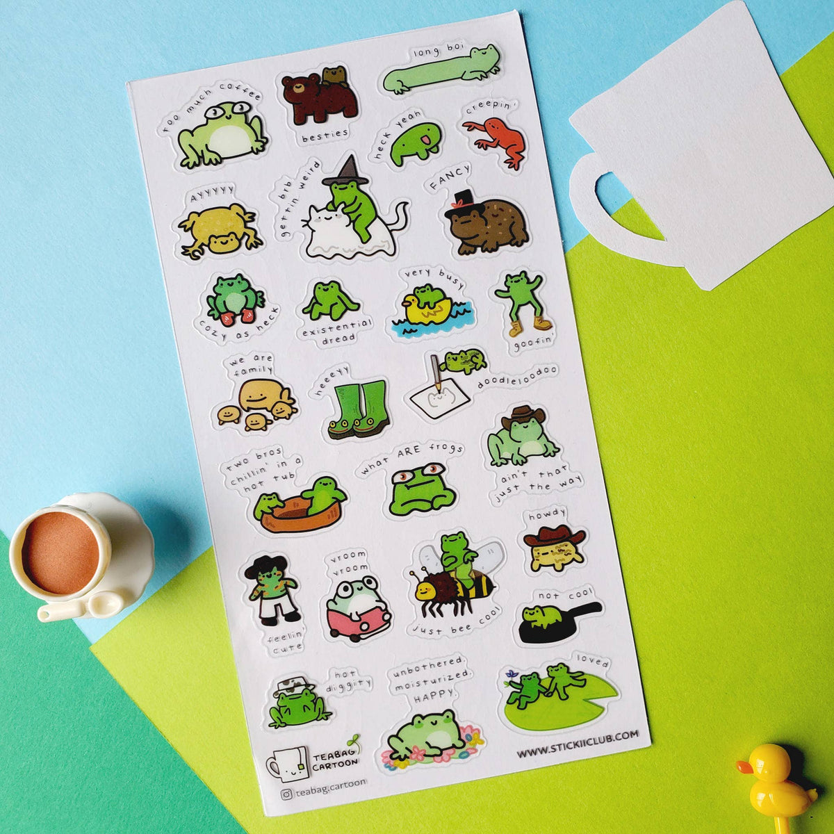 What ARE Frogs? 2 Sticker Sheet – Starr Plans