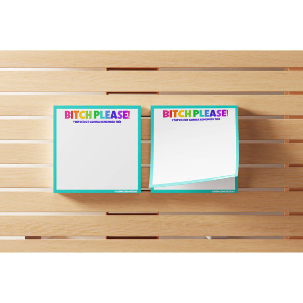 Bitch Please Sticky Notes / Funny, snarky, vulgar