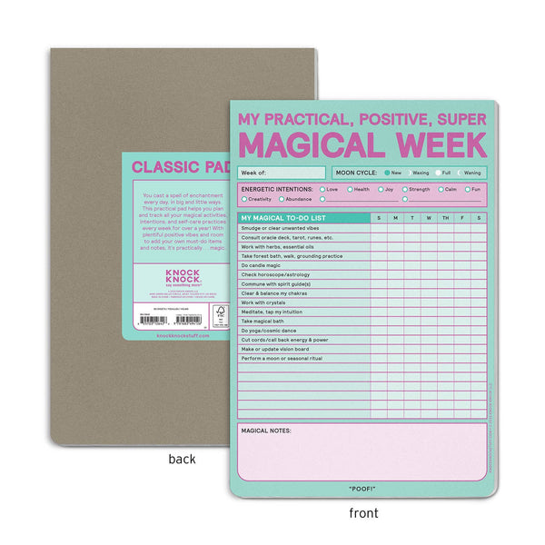 Magical Week Pad (Pastel Version)