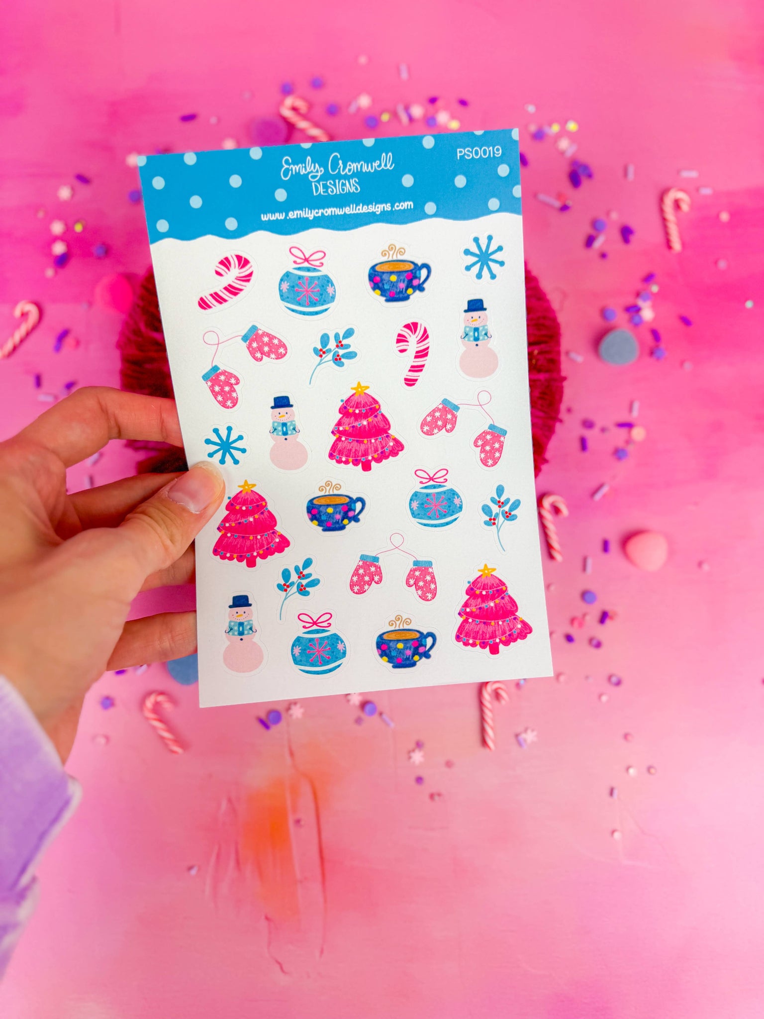 Bookish Christmas Planner Stickers PS0019