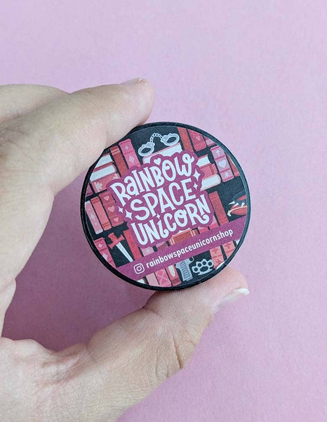 Dark Romance Bookcase Washi Tape
