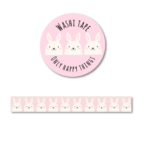 Pink Bunny Washi Tape