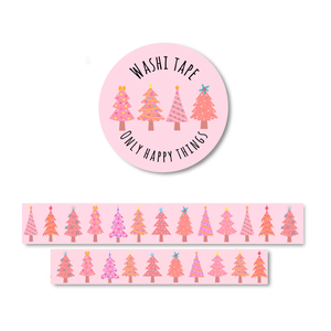 Christmas Trees Pink Washi tape