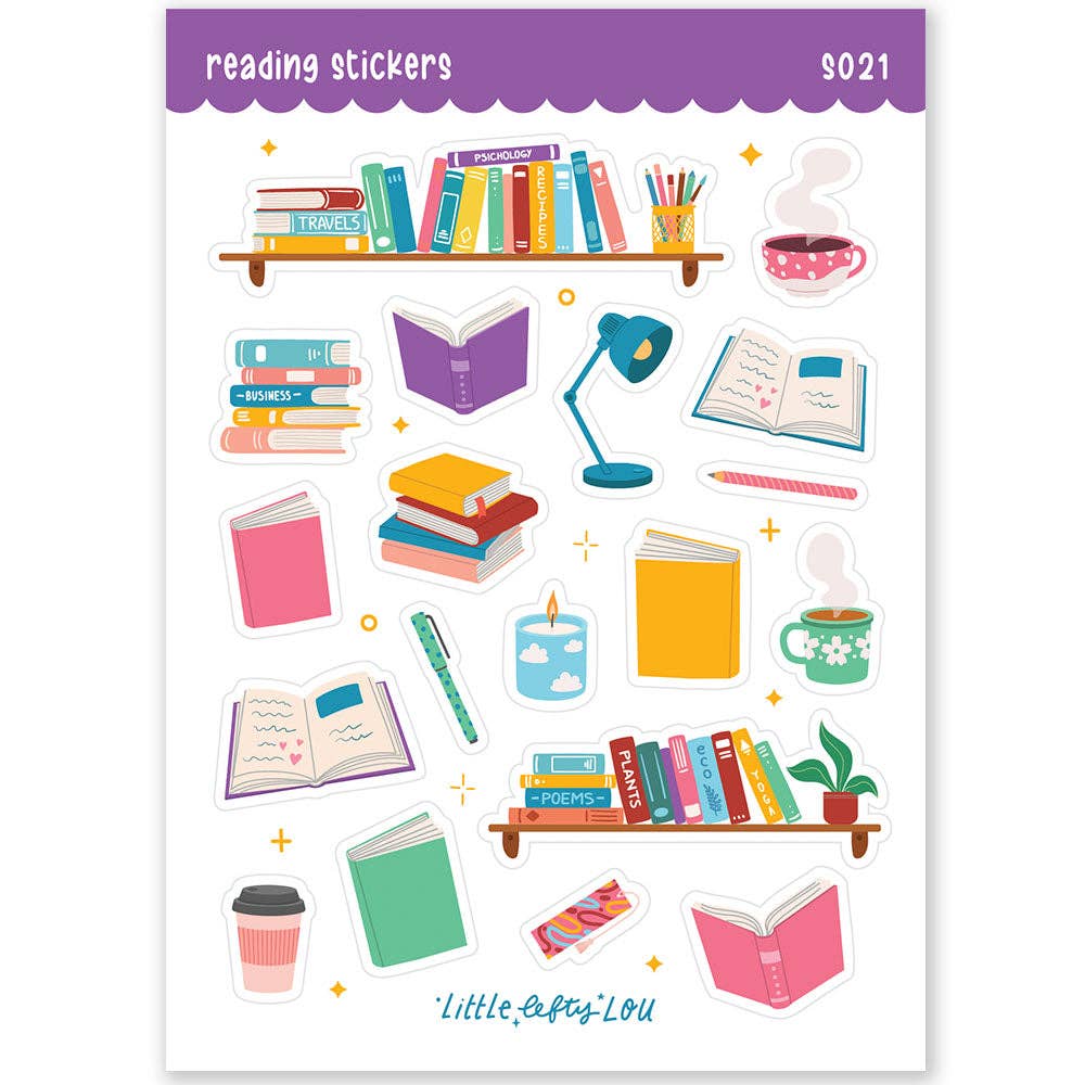 Reading Sticker Notes Reading Stickers (S021) – Starr Plans