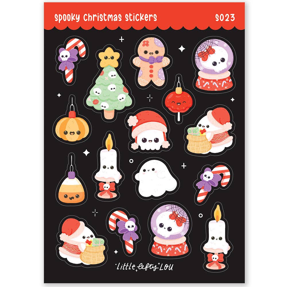 Spooky Christmas Stickers (S023)