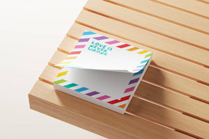 Love Is Never Wrong Sticky Notes – Bold, Proud, Unapologetic