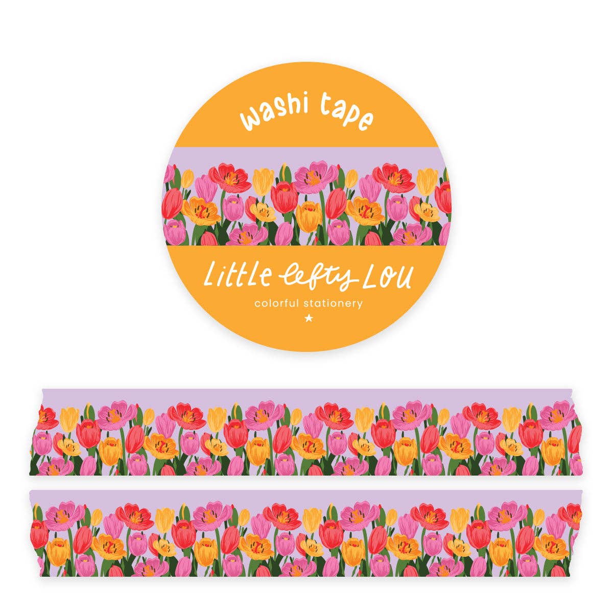 Tulips Border Washi Tape