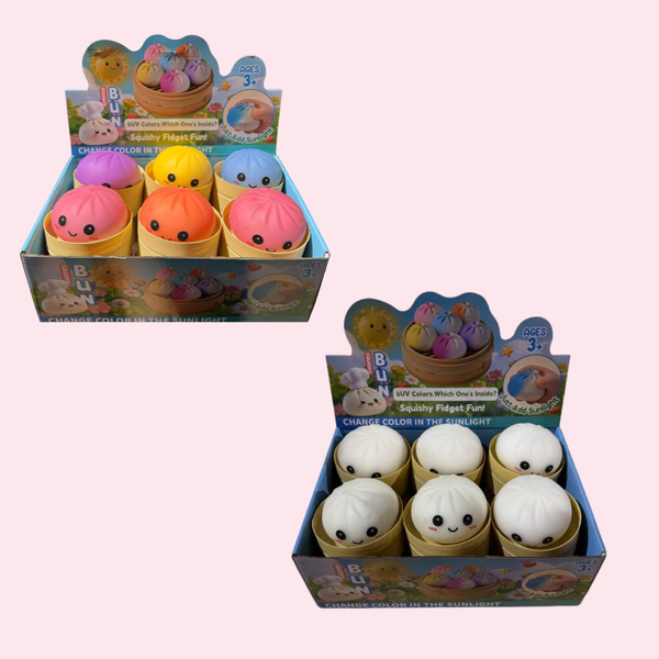 UV Color Changing Dumpling Flour Squishy Toy