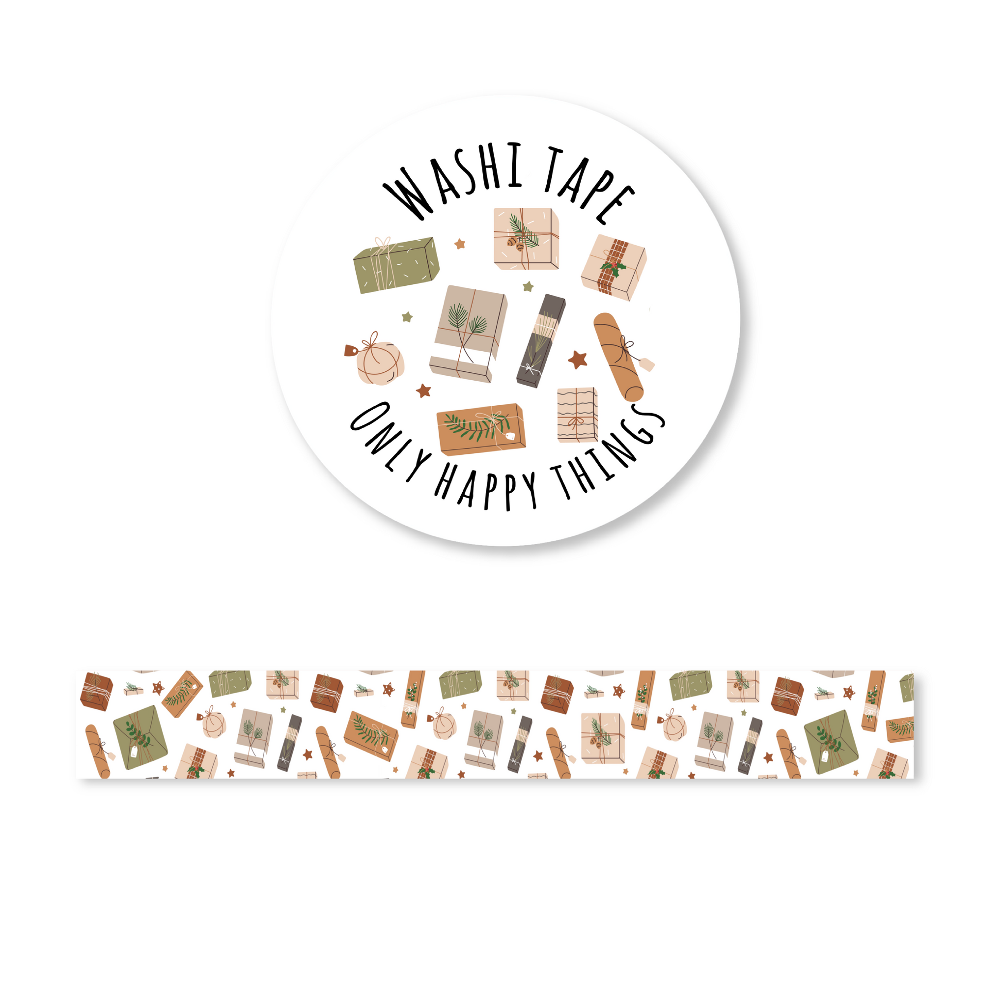 Happy Packages Mail Washi tape