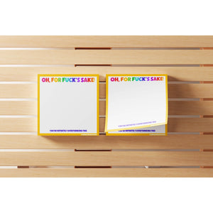 For Fuck's Sake Sticky Notes / funny, snarky, vulgar