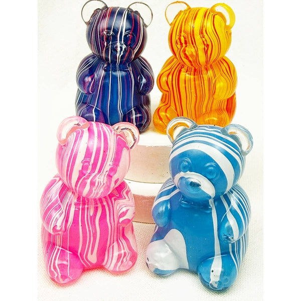 Marbled Gummy Bear Maltose Squishy Toy