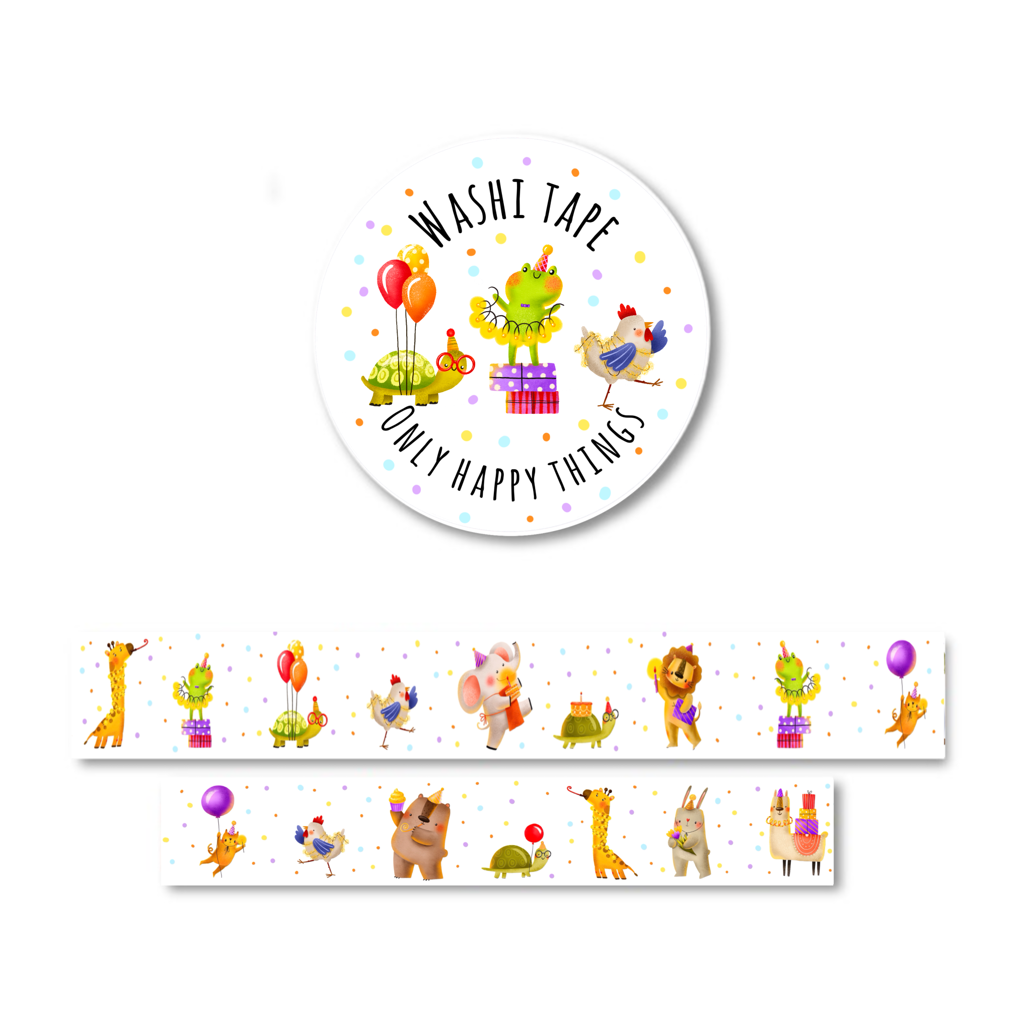 Party Animals Washi Tape