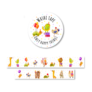 Party Animals Washi Tape