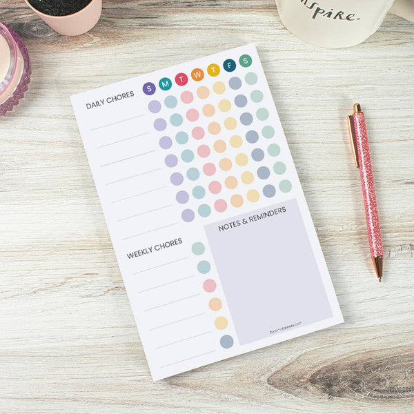 6x9 Chore Planning Pad with Magnets