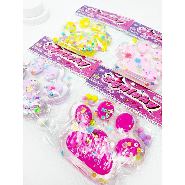 Big Transparent Cat Paw Taba Squishy Toy