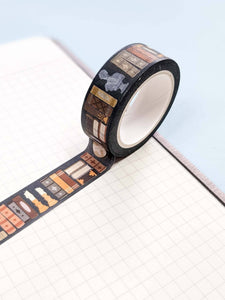 Academia Bookcase Washi Tape