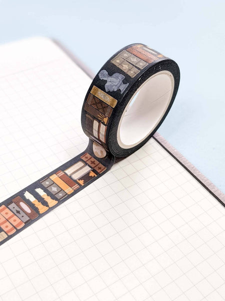 Academia Bookcase Washi Tape