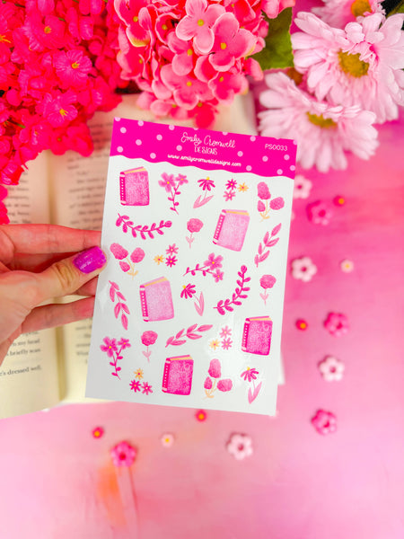 Rosy Library Planner Stickers PS0033