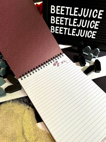 Beetlejuice Handbook for the Recently Deceased Steno Notepad