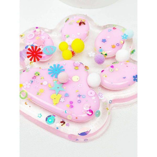 Big Transparent Cat Paw Taba Squishy Toy