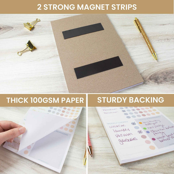 6x9 Chore Planning Pad with Magnets