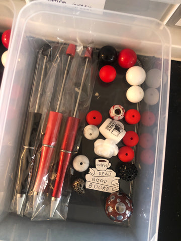 Red Beadable Pen Kit -