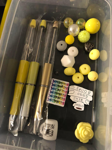 Yellow Beadable Pen Kit -