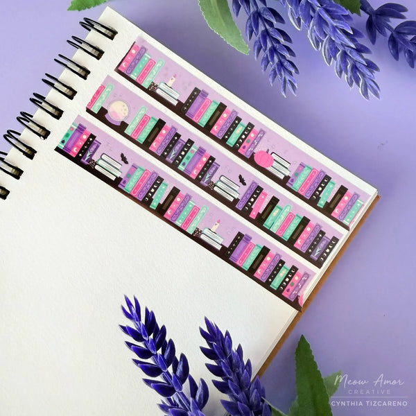 Witchy Books Holo Foil Washi Tape