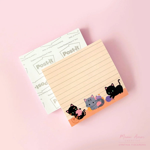 Yarn Cats Sticky Notes