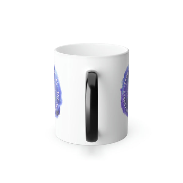 Ghost All the Things That No Longer Serve You || Black Color Morphing Mug, 11oz