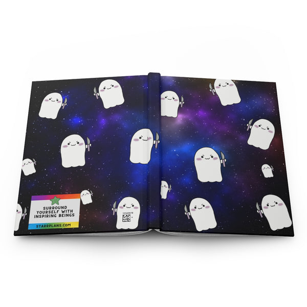 Galaxy Starry Sky Celestial Stabby AOP Hardcover Journal Matte || Starr Plans Exclusive