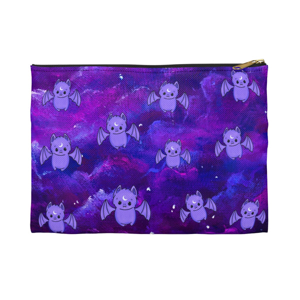 Celestial Galaxy Pastel Goth Batty Accessory Pouch || Starr Plans Exclusive